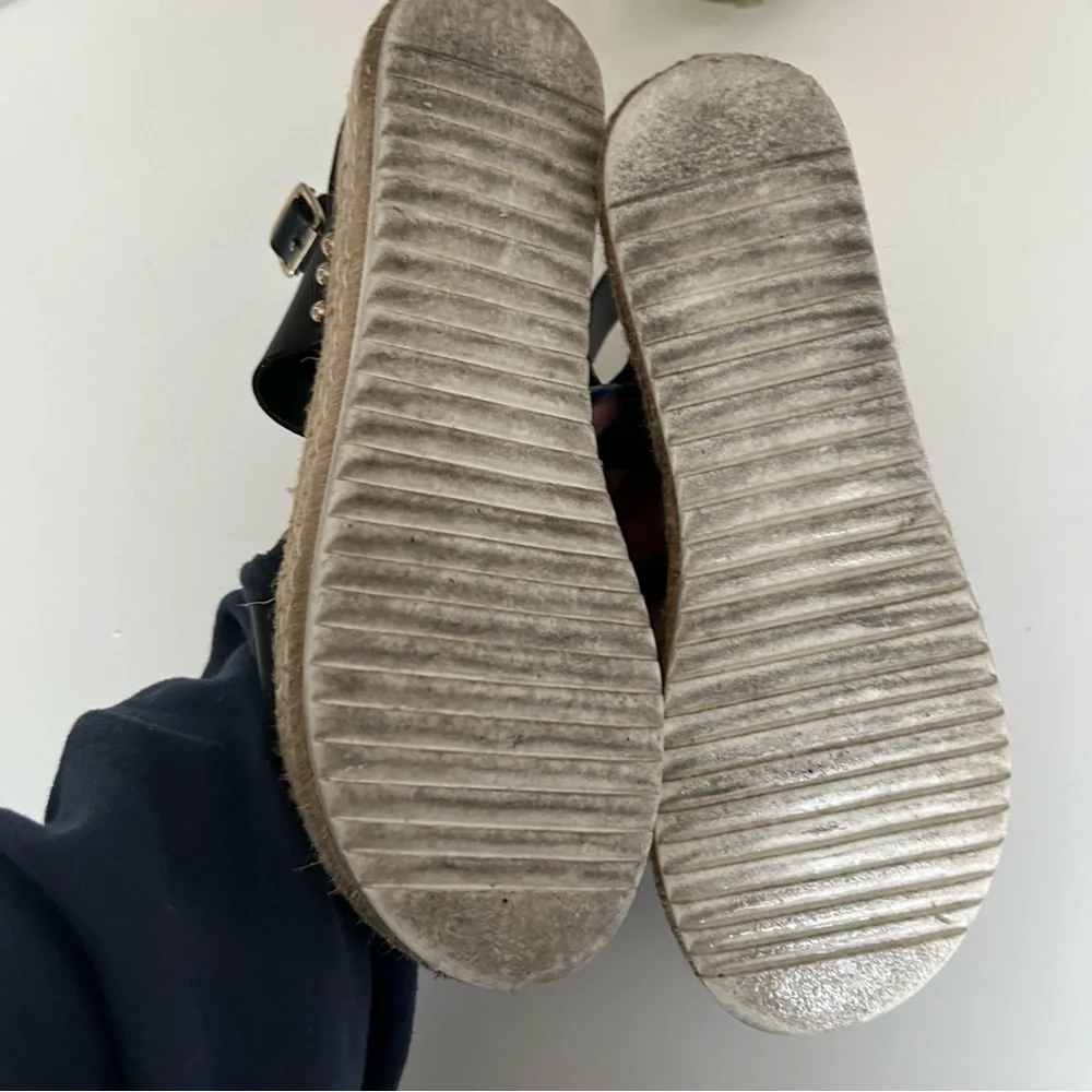 Steve Madden Catia wspaseillw leathwe sandals 8.5